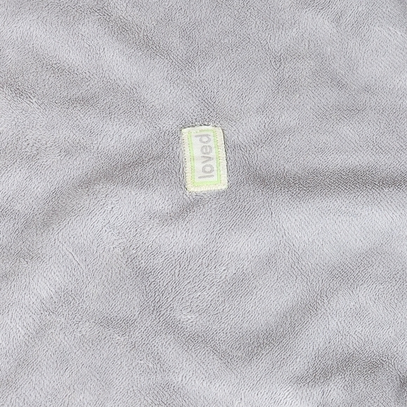 Precious Firsts by Carter's Elephant Rattle Security Blanket Lovey Loved / Stars - Picture 5 of 6